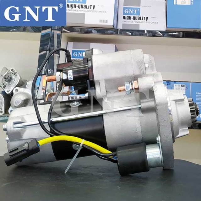 24V 10T New Starter Motor for CUMMINS QSL9 ISC XUGONG400 4280007140 4280007160 4280007161 4280007162 STN2797ML STN2797UL STN7140LP STN7140MA STN7140NB STN7140NL