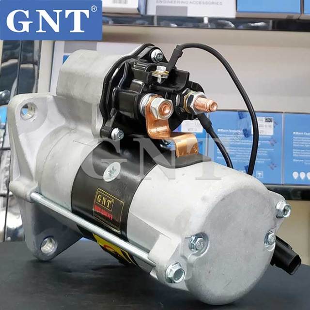 12V 10T Starter compatible with CUMMINS ISC8.3 QSB8.9 Engine 4992285 4280007130 4280007150 4280007871 4280009950 STN1765UL STN1765WD STN9765WD 300N11828Z