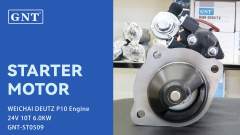 24V 10T PRESTOLITE Starter compatible with WEICHAI DEUTZ P10 Engine 13066058 STP1783UL M93R3078SE 13066058 4110002989097