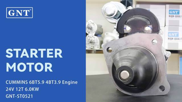 24V 12T Starter compatible with CUMMINS 6BT5.9 4BT3.9 Engine M93R3002SE M93R3002SE-VPP M93R3037SE M93R3052SE 1-517-25W 370800033 300N10393Z 300N10446Z