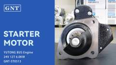 24V 12T 6.0KW High Quality GNT Starter Motor compatible with YUTONG BUS Prestolite Engine 4983067 C4983067 STP3911MH STP3967LC STP3967MH STP3967WA