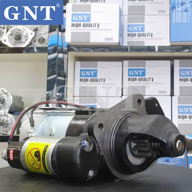 24V 10T Starter compatible with YUTONG ZK6737D Engine 1-610-25W 1610036000026 101500011 101500099 370800011 370800053 300N10430Z