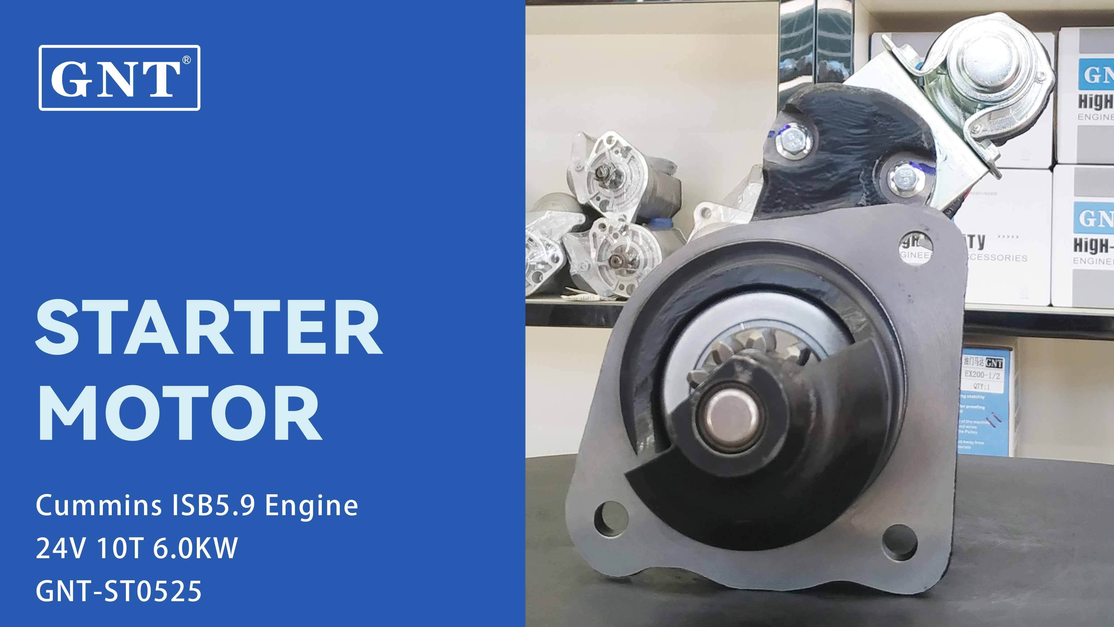 24V 10T Starter compatible with Cummins ISB5.9 Engine 5397110 C5397110 STP3341MH M93R3041SE