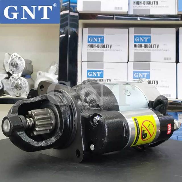 24V 12T 6.0KW Starter compatible with CUMMINS B5.9 ISBE Engine M100R3002SE M93R3013SE M93R3013SE-VPP 100500787 101500056  300N11049Z 10001100296