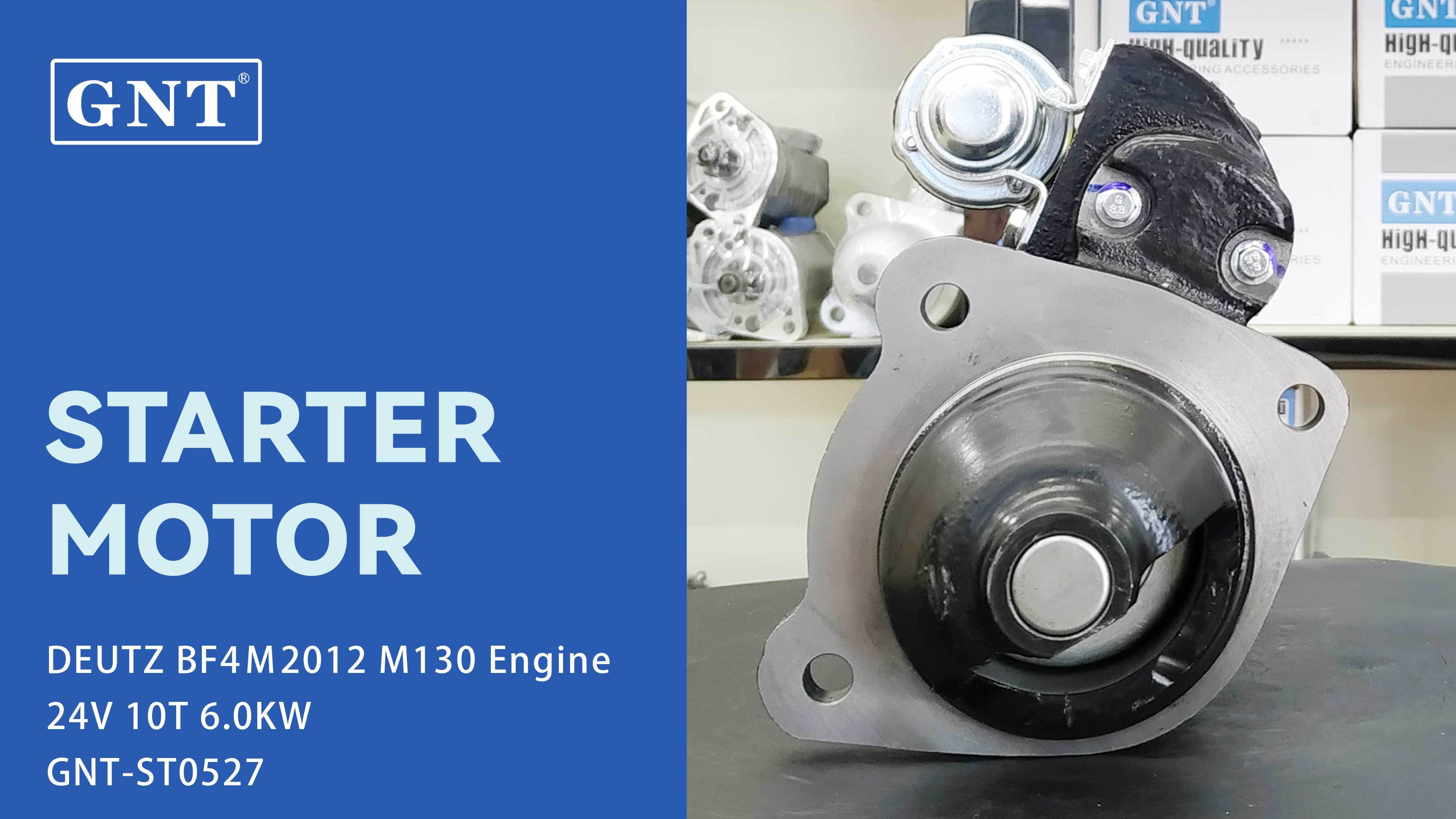 24V 10T 6.0KW Starter compatible with DEUTZ BF4М2012 Engine 3708010CD129 11132292 42522942 STP3904CY STP3904LC STP3904MH STP3904UW 943252215 STP3904WA