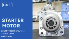 24V 12T GNT Starter Motor for DEUTZ TCD2015 Engine 01183035 1183033 STI9846SU STI9846UL MS62 MS63 STI9846WA 300N10752Z