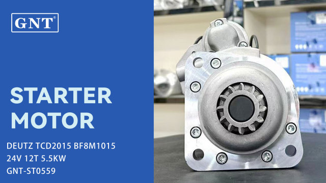 24V 12T GNT Starter Motor for DEUTZ TCD2015 Engine 01183035 1183033 STI9846SU STI9846UL MS62 MS63 STI9846WA 300N10752Z