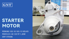 12V 9T GNT Starter Motor compatible with VOLVO D2-40 D2-55 Engine 3197351 3408308 DRS3703 HCP1078 JS737 8EA730278001 S114381 02630500 71436700