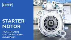 24V 11T 8.5KW Starter compatible with Prestoilte 6M Engine YC6A24010 STP0225MH STP9225MH STQ9225CY STP0225WA X57517200001 M105R3015SE M30153708100 300N11190Z