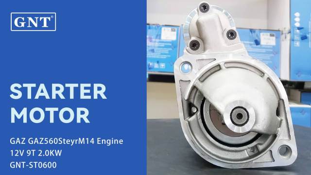 12V 9T Starter compatible with GAZ GAZ560SteyrM14 Engine 0001109042 115397 CST21137GS 20400770 A001116075 11130899 AZE2573 IS0899
