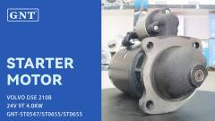 24V 9T Starter compatible with VOLVO D5E Engine 1480963 19024226 19083030 DRS1270 01180804 01180999 01180999BS 01182931 01853162 1180999 1182235