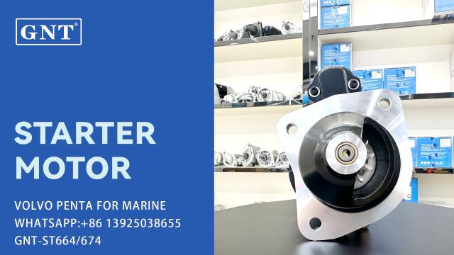 GNT FACTORY VOLVO PENTA D40 STARTER MOTOR SPR0007, 410-40030, 17316N, 2-2915-VA, STR22047, STR54022, 15097, 15097-0E