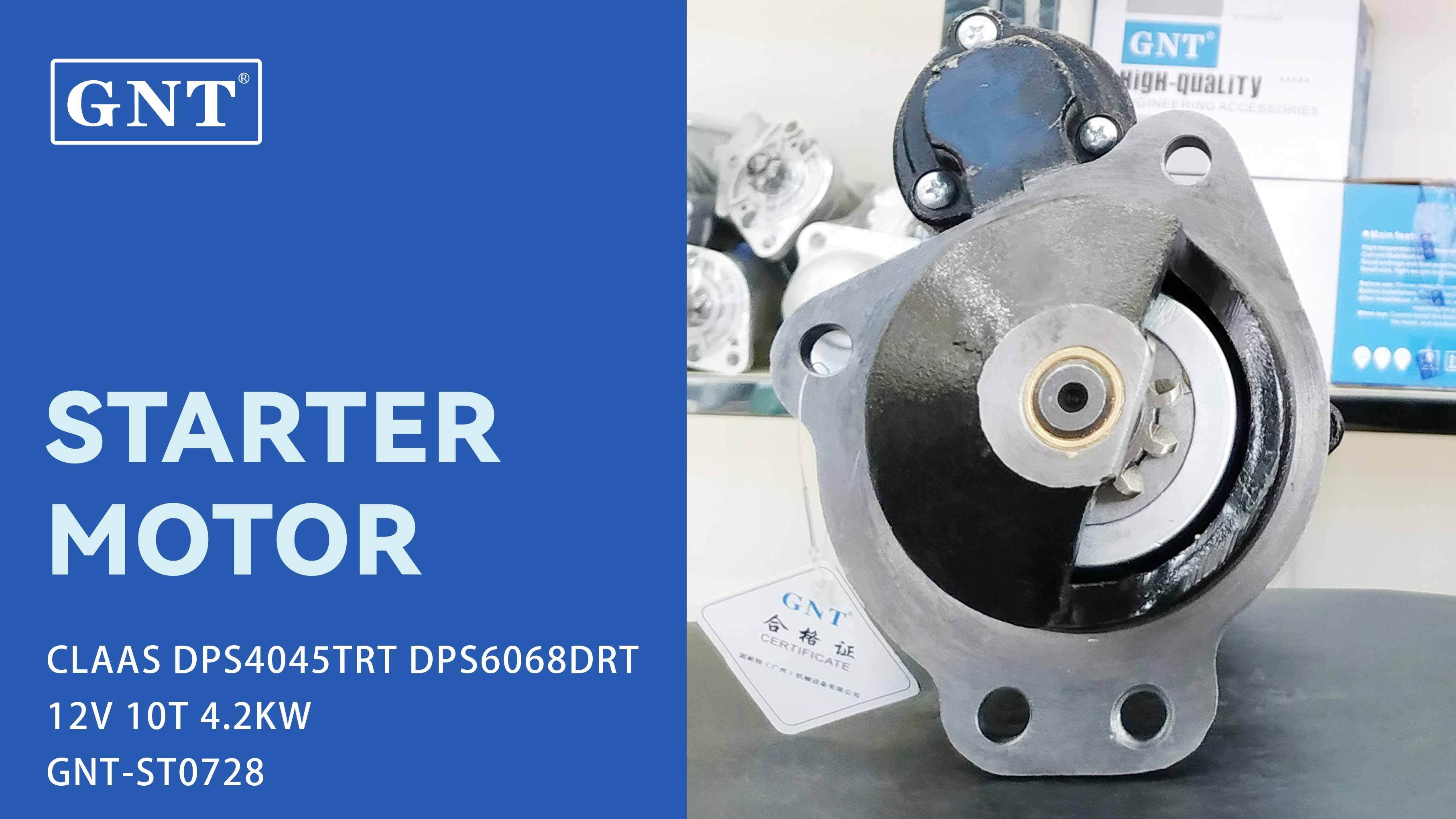 12V 10T Starter compatible with CLAAS DPS6068DRT Engine 7700067836 11131191 AZF4562 IS1070 STI4562SU 72735738 MS110 7700067836 300N11555Z