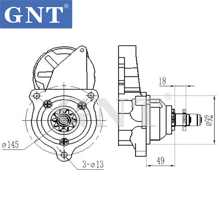 24V 10T CASE ARTICULATED TRUCKS 340B Starter Motor 2280007650 4280004250 DSN940 CS1292 8EA738152001 2995988 42498115 504106753
