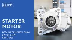 24V 10T Starter compatible with IVECO F2BE0641 Engine STN1383XY STN1383YJ LRS01957 LRS1957 9122110 MS769 220480 M008T61671 M008T63471 M8T61671