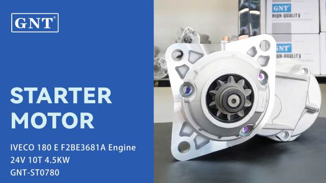 24V 10T Starter compatible with IVECO F2BE0641 Engine STN1383XY STN1383YJ LRS01957 LRS1957 9122110 MS769 220480 M008T61671 M008T63471 M8T61671
