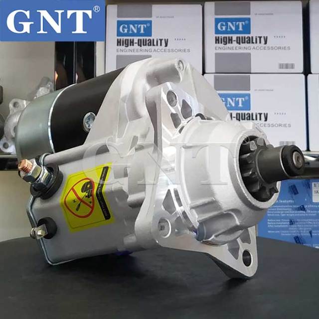 24V 10T Starter compatible with IVECO F2BE0641 Engine STN1383XY STN1383YJ LRS01957 LRS1957 9122110 MS769 220480 M008T61671 M008T63471 M8T61671