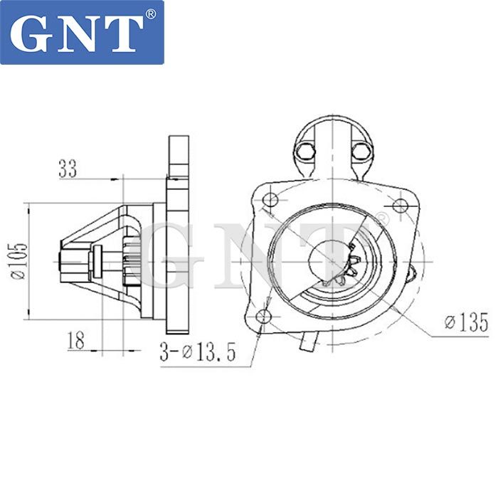 24V 11T FACTORY Wholesale NISSAN FORKLIFT FD6 Starter 23300-25515 23300-25562 23300-Z5572 23300-Z5578 23300-Z5515ND