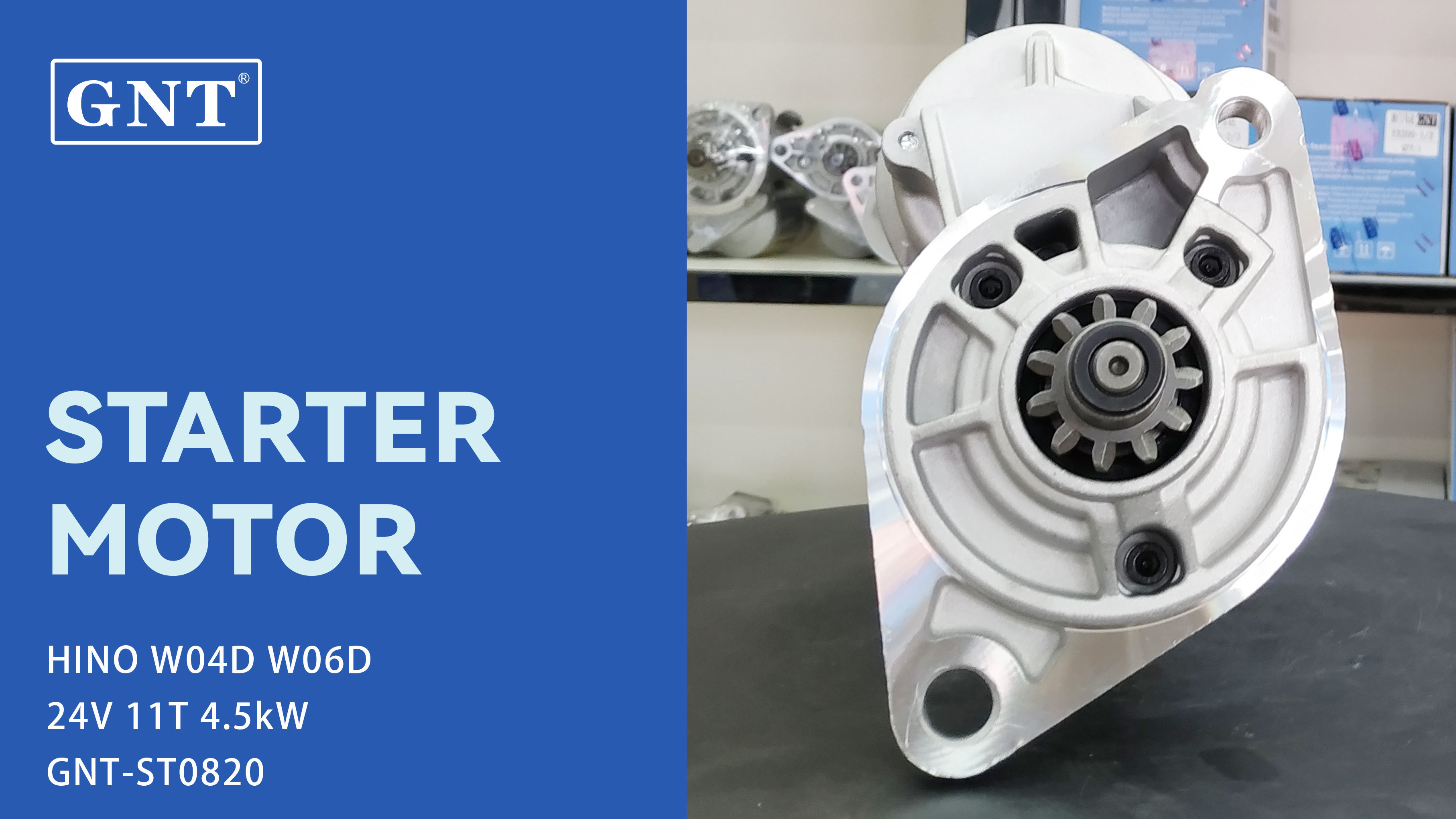 24V 11T Starter Motor for HINO W04D W06D Engine STW8130WD STW3130WA STW8130WA PA510011 QD2501 03504020110 03504020113 03504020123