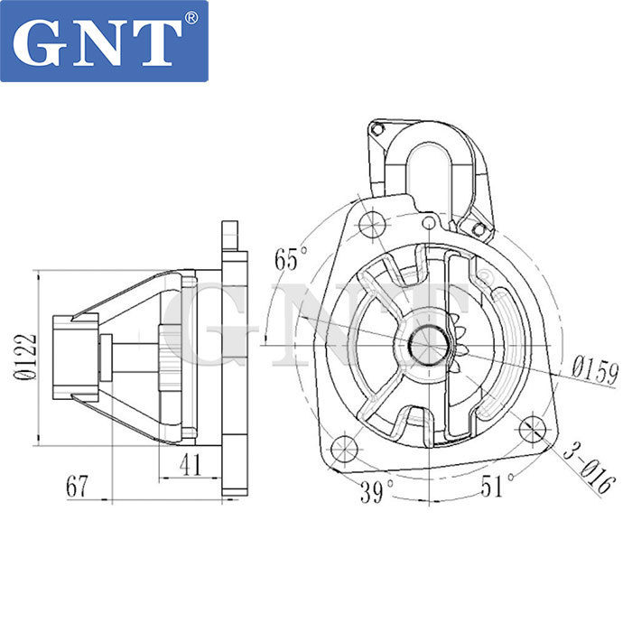 24V 11T GNT FACTORY Wholesale High quality NISSAN FD6 FE6 CD54 Starter Motor S25100 STW3012NL STW3012WD STW6012EC STW6012WD STW9812WD STW3012WA