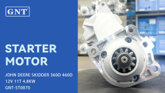 12V 11T GNT Starter compatible with JOHN DEERE 360D 460D Engine AT195414 RE502811 RE506079 STN8470BL STN8470EC STN8470UL STN8470US STN8470RB STN8470WA 18978N 300N11113Z