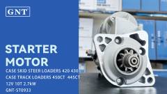12V 10T Starter Motor compatible with CASE TRACK LOADERS 450 Engine STN7042BL STN7042US STN4224RB STN4224WA STN7042WA 1959854C1 86992395 87040161 19614N 19855N 300N10198Z 300N11067Z