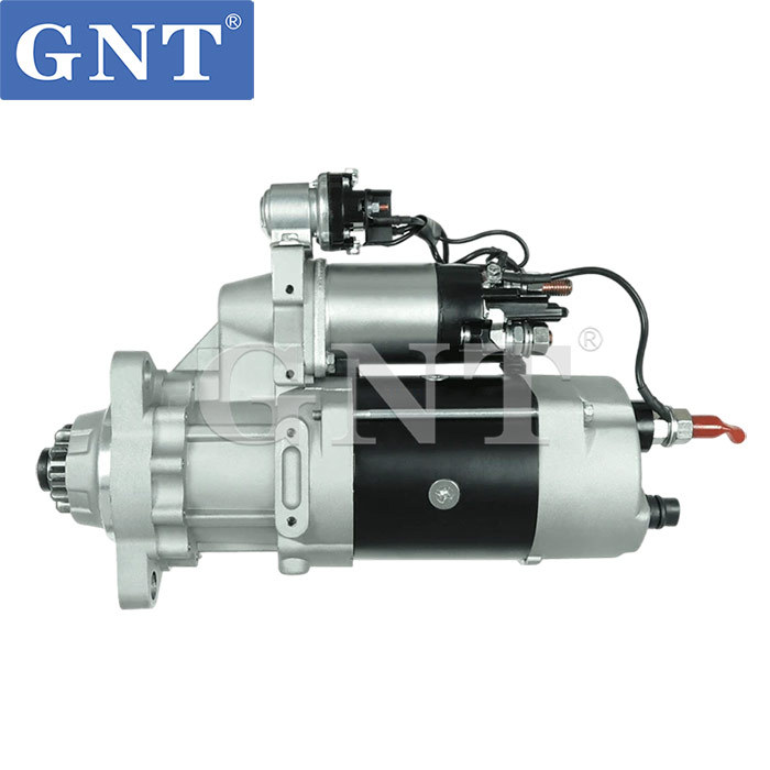 12V 11T Starter compatible with CUMMINS ISM ISX Engine 8201079 8300009 8300019 8300020 4280001210 4280001211 4280001220 4280001221 FL0379 MIB970379FL 113550 STD3550BA STD3550MH
