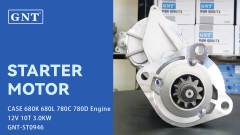 12V 10T Starter compatible with CASE 680K 780D Engine 114449 116928A1 116928A2 116928A23 1987565C1 259720A1 A186247 A187615 1280005370 1280005371 1280005372 1280005373