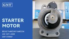 24V 10T Starter compatible with BELAZ YaMZ240 Engine STR4581TJ STR4581ZL MS258 STI4581RB STI4581WA STR4581WA M93R3110SE M93R3110SE-VPP 90404