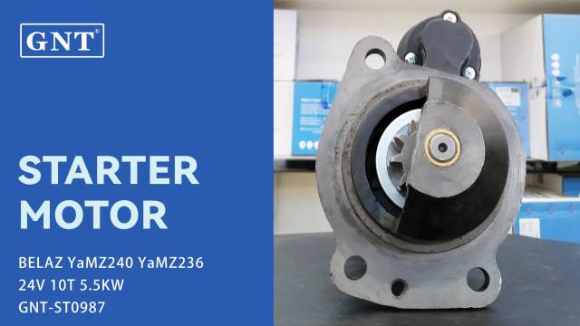 24V 10T Starter compatible with BELAZ YaMZ240 Engine STR4581TJ STR4581ZL MS258 STI4581RB STI4581WA STR4581WA M93R3110SE M93R3110SE-VPP 90404