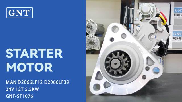 24V 12T Starter compatible with MAN D2066LF12 Engine 5010480434 5010508379 5010508384 STR7901 438208 458293 2-2614-MI 30028N 300N10189Z