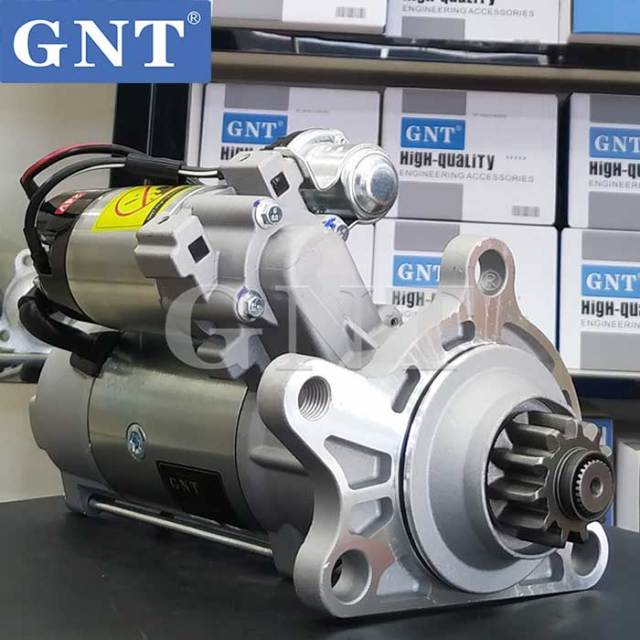 24V 11T Starter compatible with SHANGCHAI D6114 Engine 4110000997293 4110001002077 5483546 STD3022MH STD3022UW STD9022UW STM3022UW STM9022MH