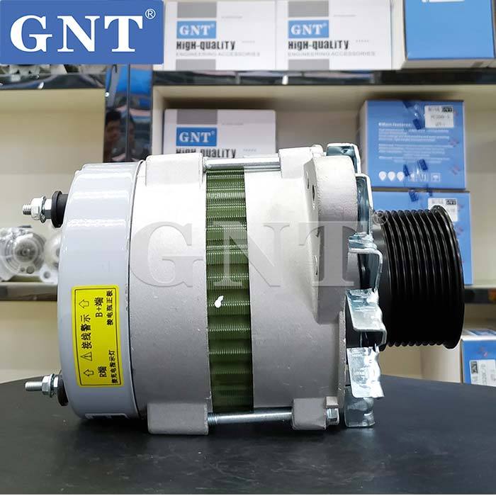 24V 40A Alternator compatible with KOMATSU 6D108 PC300-6 PC400 Engine 6008253730 6008613111 6735816230 D155 D65E ALK0156LK ALK0156LP ALK0156SK ALK0156UW