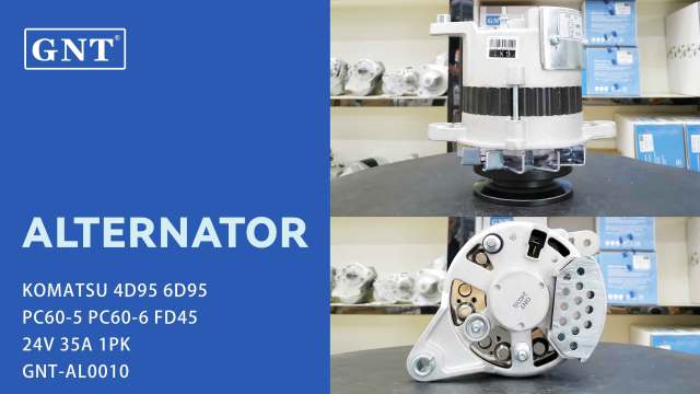 24V 35A Alternator compatible with KOMATSU 4D95 6D95 PC60-5 Engine 4307228 8EL730130001 LT140110B 6008213840 6008213850 6008213860 6008213870