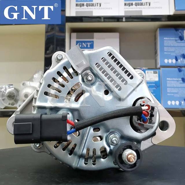 24V 40A Alternator compatible with KOMATSU 6D102 PC200-6 Engine 3863161 4063625 5521052 1012114310 1022112820 1022119060 8EL738212131 6008613410 6008613411 6008613420