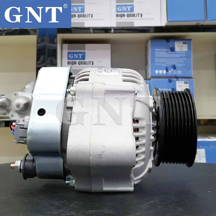 24V 40A Alternator compatible with KOMATSU 6D102 PC200-6 Engine 3863161 4063625 5521052 1012114310 1022112820 1022119060 8EL738212131 6008613410 6008613411 6008613420