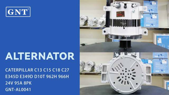 24V 95A Alternator compatible with CATERPILLAR C13 C15 E345D Engine DAN2004 DAN2005 ALD8400NW ALN5400SK ALN8400LK ALN8400LP ALN8400ML ALN8400SK