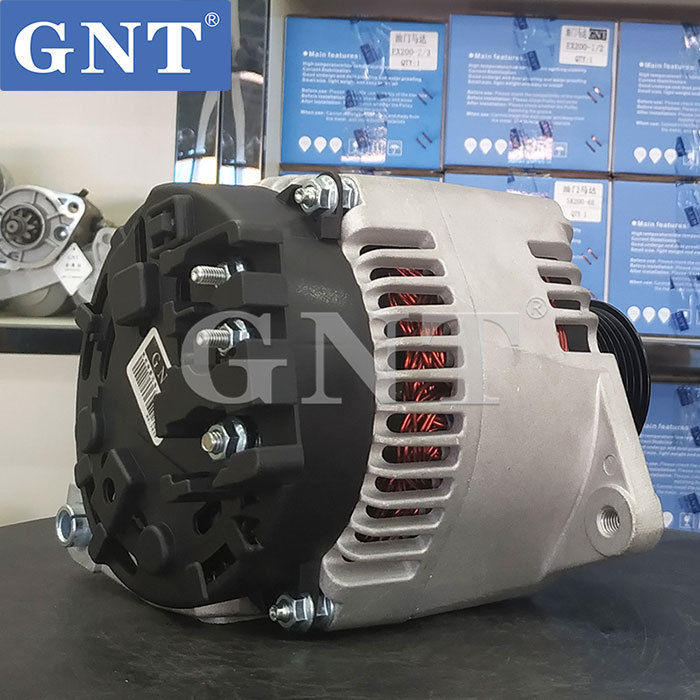 24V 55A GNT Alternator for CATERPILLAR M322C 3056E Engine DAN651 1556256 71440208 ALE3141LP ALE3141UX ALE6141LP ALE7141LP ALN3141LK