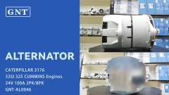 24V 100A Alternator compatible with CATERPILLAR 33SI Engine 1142401 3167251 3400698 6L6024 9X7803 3000347 3332213 3400698 340069800