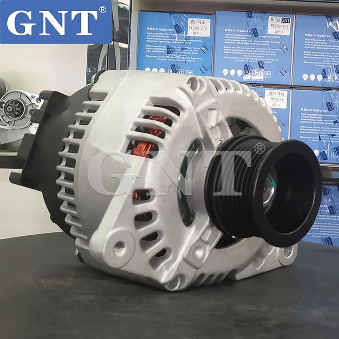 24V 55A GNT Alternator for CATERPILLAR M322C 3056E Engine DAN651 1556256 71440208 ALE3141LP ALE3141UX ALE6141LP ALE7141LP ALN3141LK