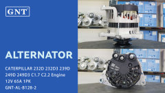 12V 65A Alternator compatible with CATERPILLAR Skid Steer Loaders 226D C1.7 CB2.7 CB2.9 CB2.5 Engine ALD8567LK ALD9567LK ALD9567ML 185046501 185046600 3943494 12738N