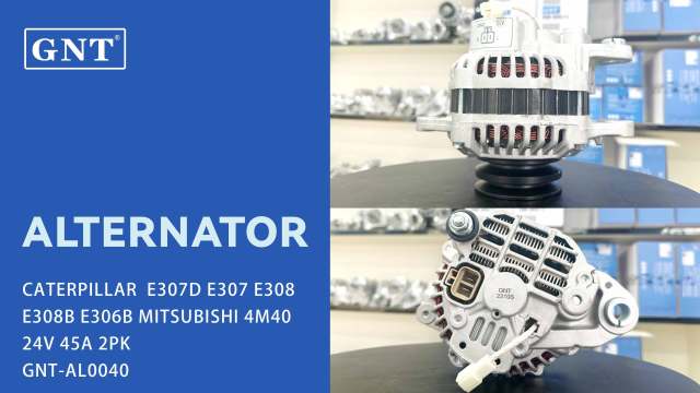 24V 45A Alternator compatible with CATERPILLAR E307D E308 Engine 1397850 ME108147 1-3600-25W ALM0169LK ALM0169SK 4M40 A003TA8199 A3TA8199