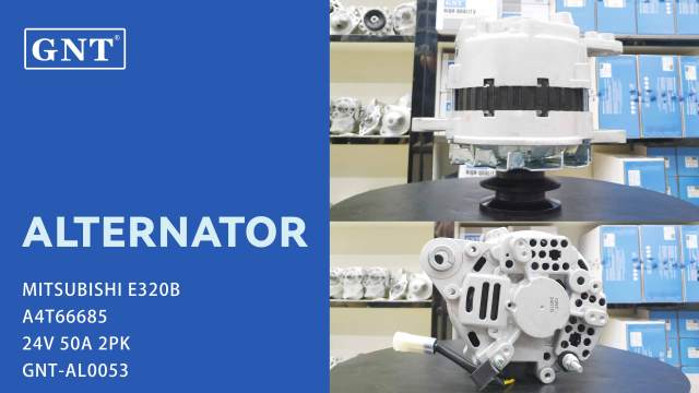 24V 50A Alternator compatible with MITSUBISHI E320B Engine A4T66685