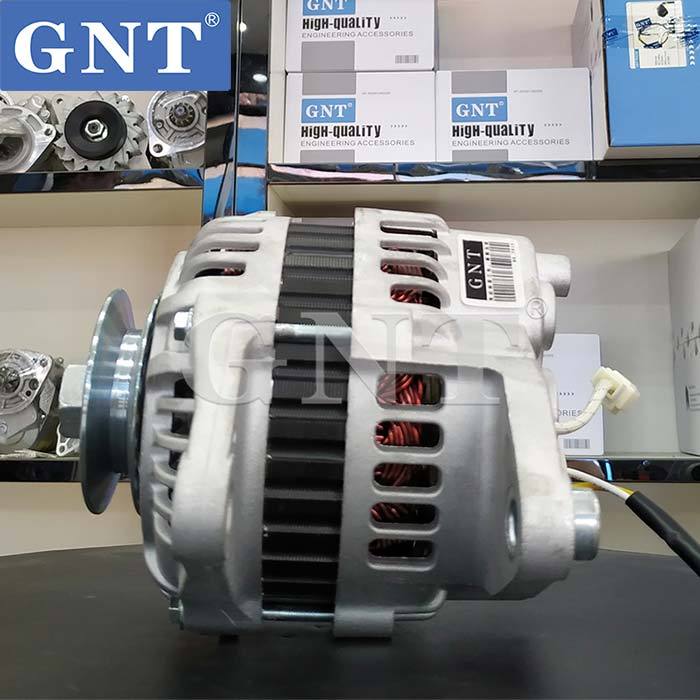 12V 80A Alternator compatible with KUBOTA V3307 KX185 Engine A5TA5977 A5TA5977B A5TA5999 ALM2160WA 12726N 301N21228Z