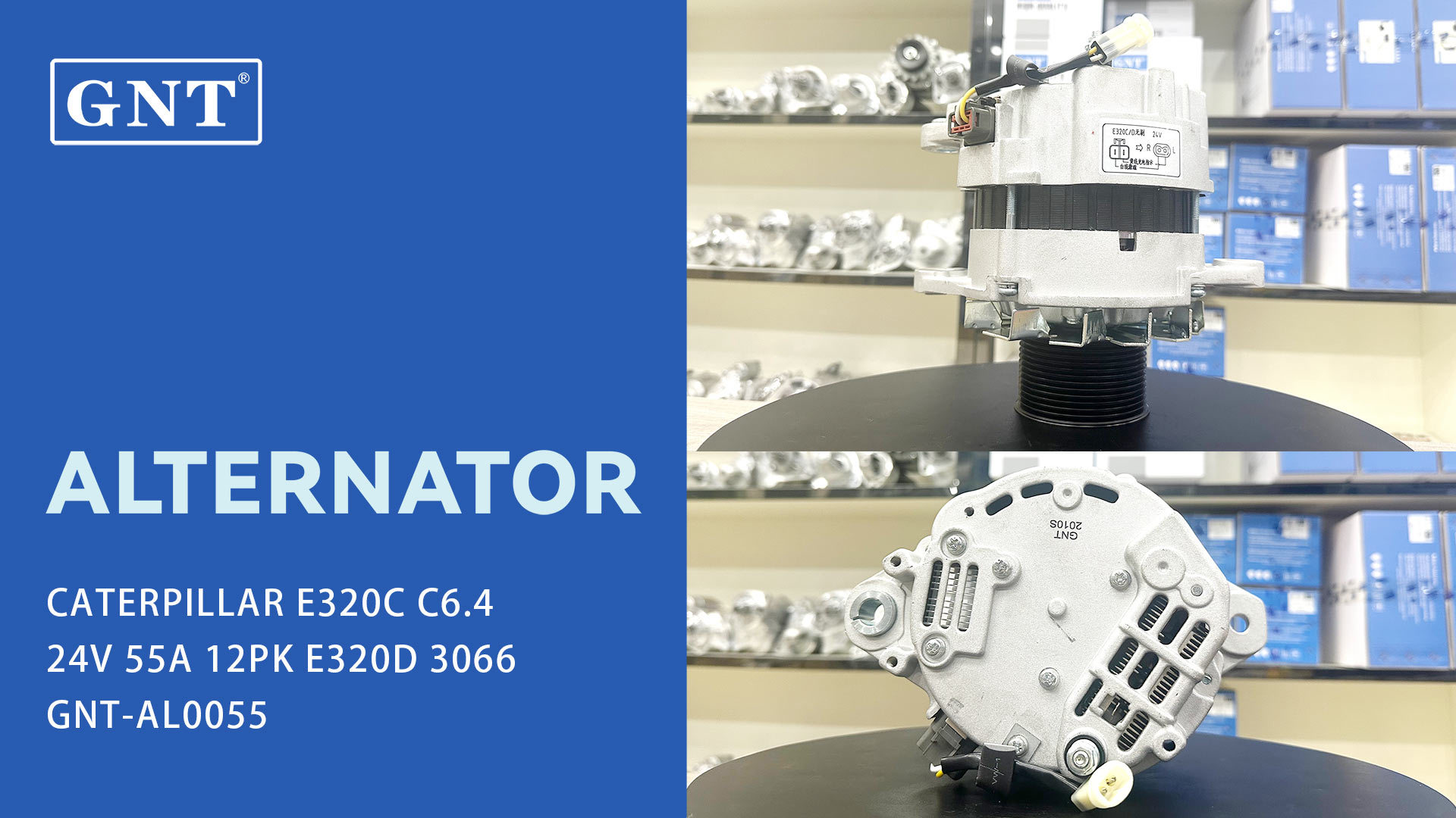 GNT Factory Wholesale High quality Alternator for CATERPILLAR 320C Excavator 3066 Engine ALM9935SK 3436803800 A004TU3599 A004TU5484 A4TU3599 A4TU5484 ALM7935WA ALM8935WA