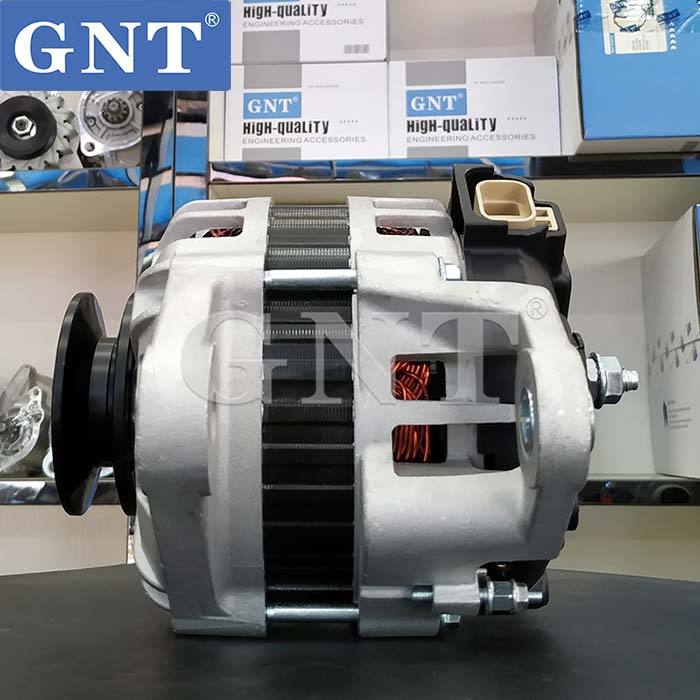 24V 70A Alternator compatible with YANMAR 4TNV98 EX70-5G Engine 129E2077201 E0002608843 MIU803012 600136 A0002616028 129E2077200