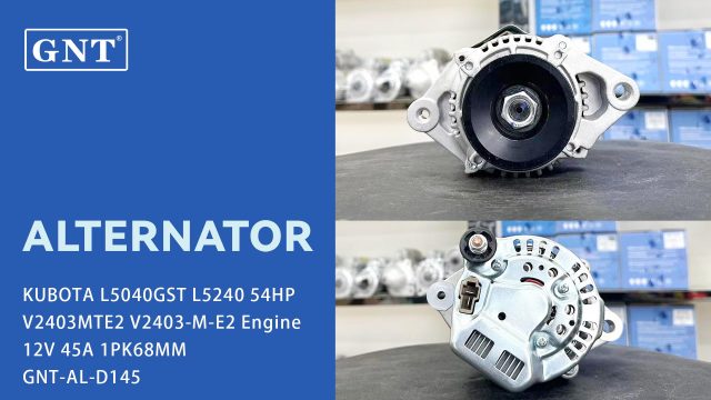 12V 45A Alternator compatible with  KUBOTA L5040GST L5240 V2403-M-E2 Engine 114751 1012113780 1012113781 1012118940