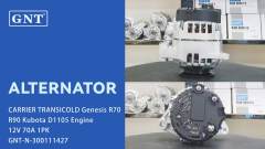 12V 70A Alternator compatible with CARRIER R70 R90 Engine CAL15588AS A1738B JFZ1738B 4702615 SG7S062 20447N
