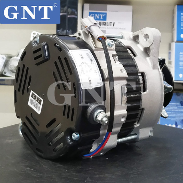 24V 50A GNT Alternator compatible with Isuzu 4LE2 engine for John deere 75D 85D Case 75 Excavator 8973750171 8980921160 8980921161 89980921160 71440523 3266800101 32G6800100