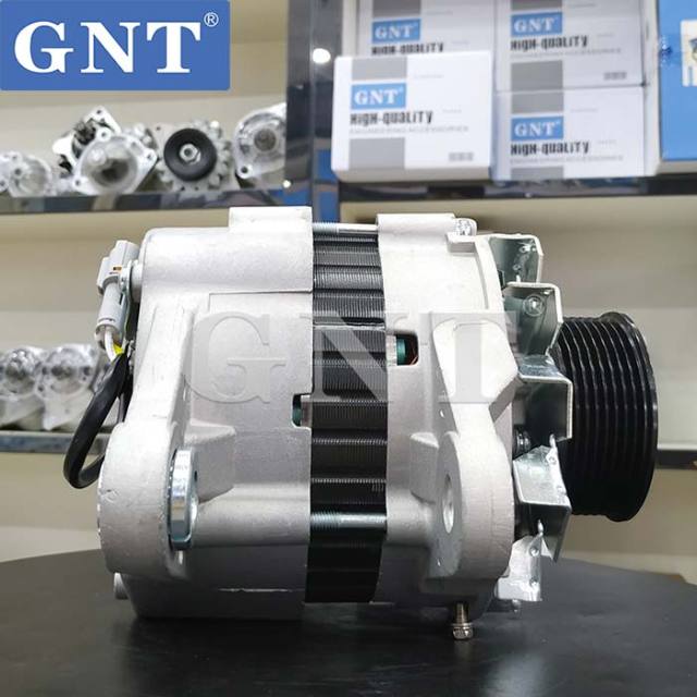 24V 55A Alternator compatible with ISUZU 4HK1 ZAX230-3 Engine 71440523 3266800101 32G6800100 0350004598 0350004838 0350004848